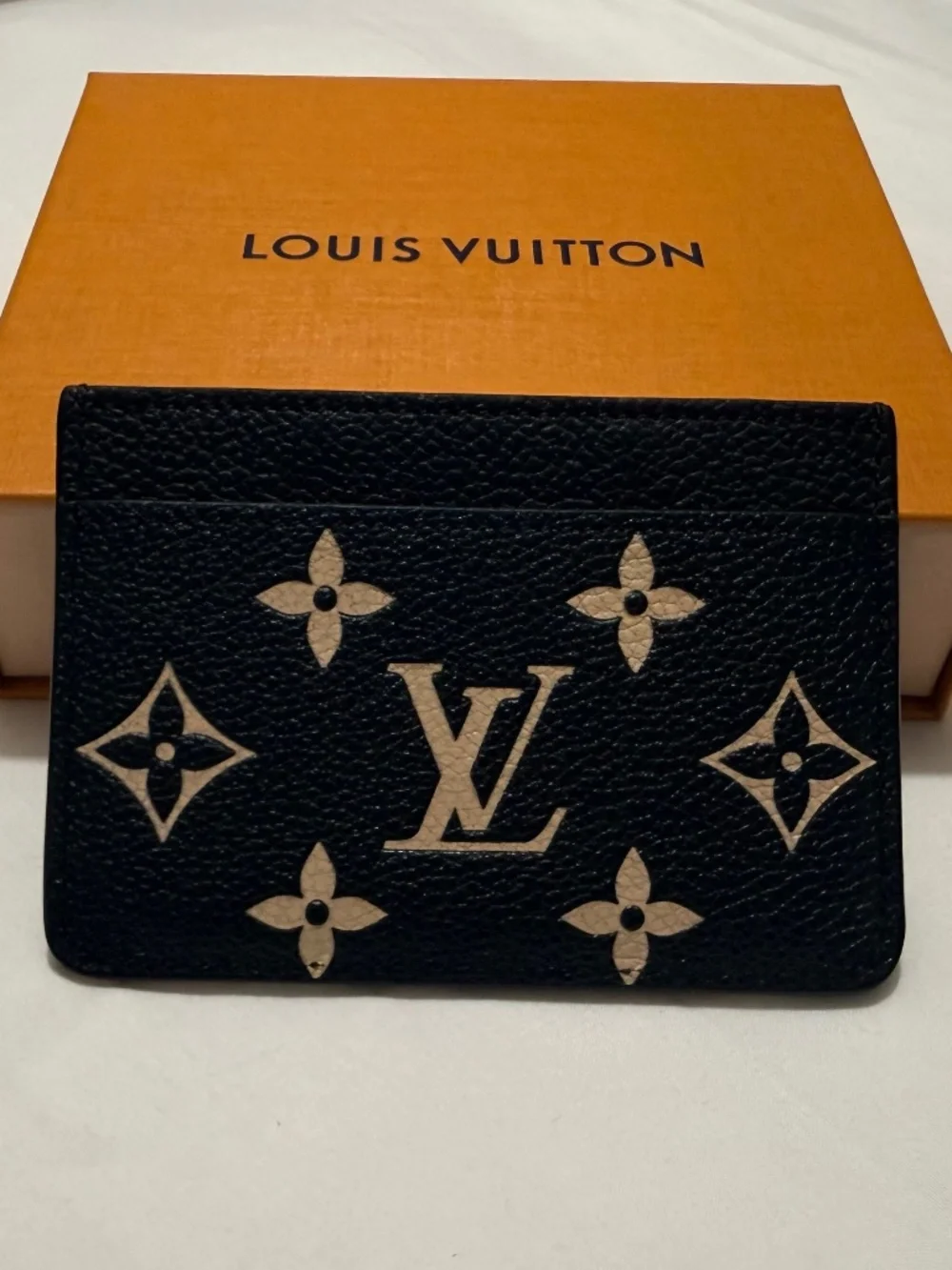 Louis Vuitton Bicolor Monogram Empreinte Card Holder